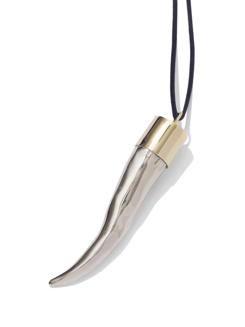 Proenza Schouler Horn Pendant In Silver
