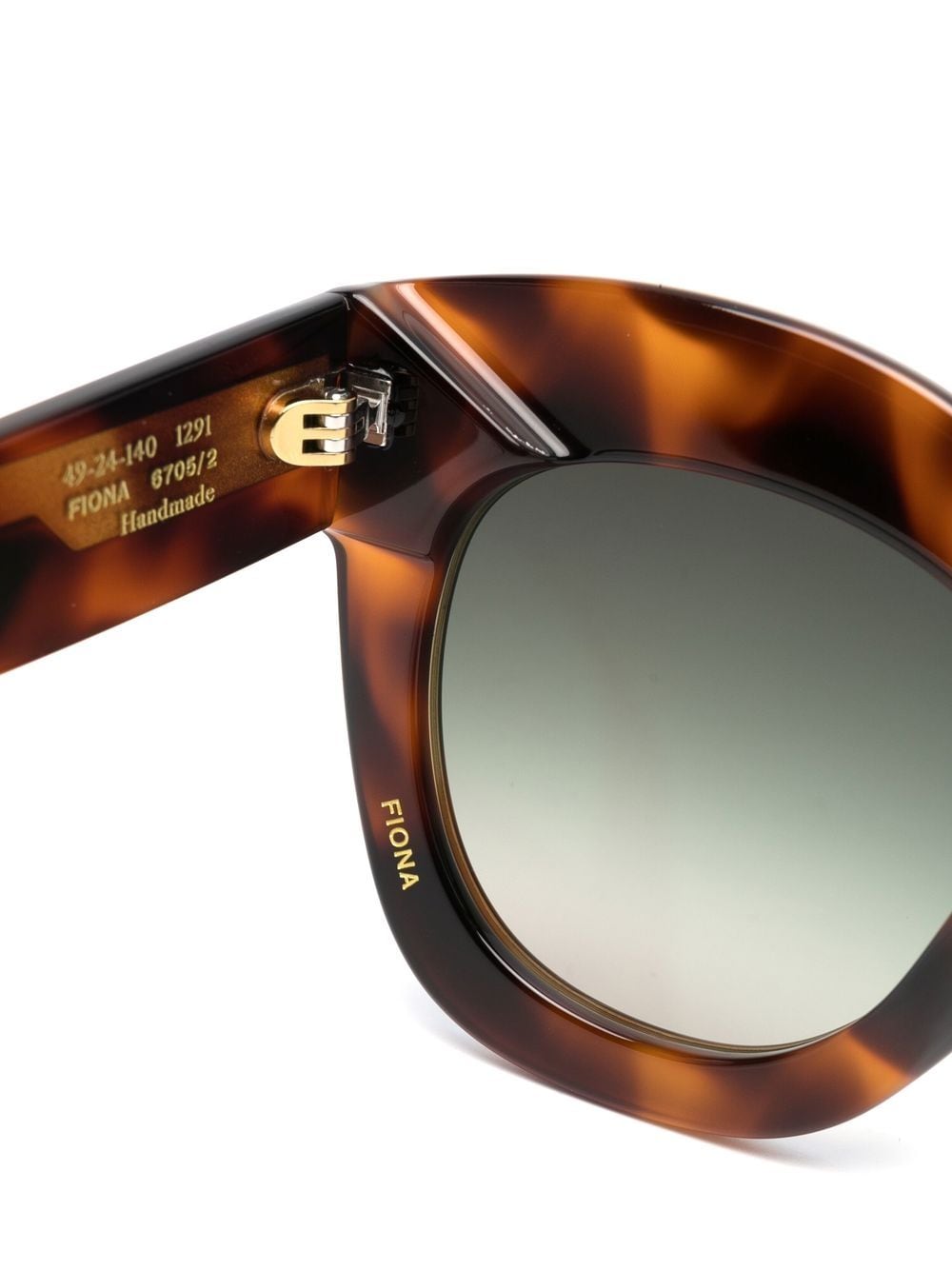 Shop Gigi Studios Tortoiseshell Effect-frame Sunglasses In Brown