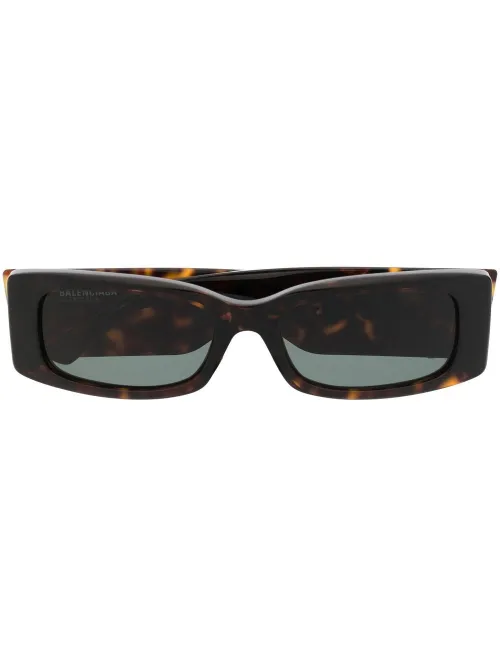 Lunettes de soleil à logo imprimé - Balenciaga Eyewear - Modalova
