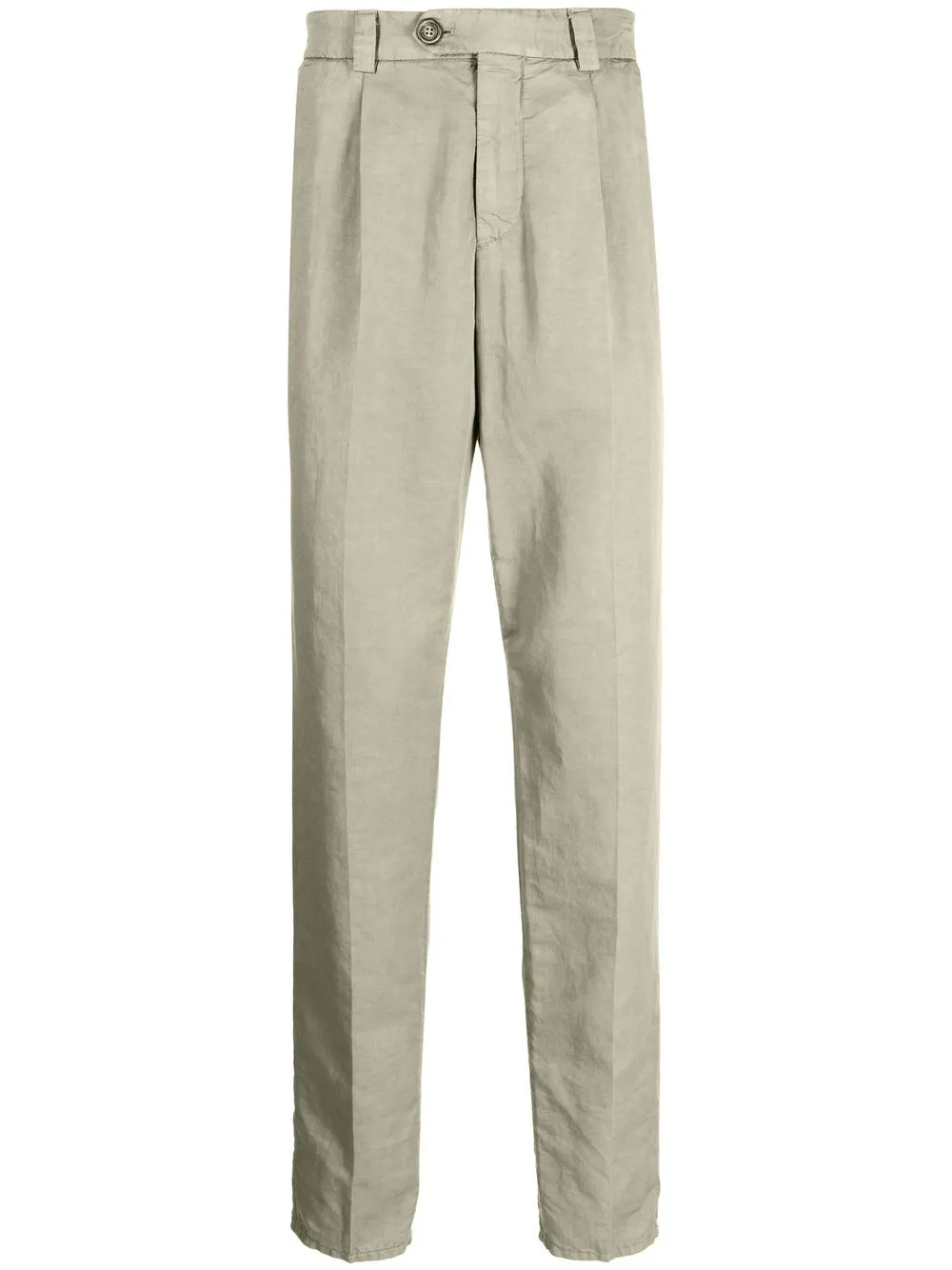 

Brunello Cucinelli pantalones rectos con pinzas - Verde