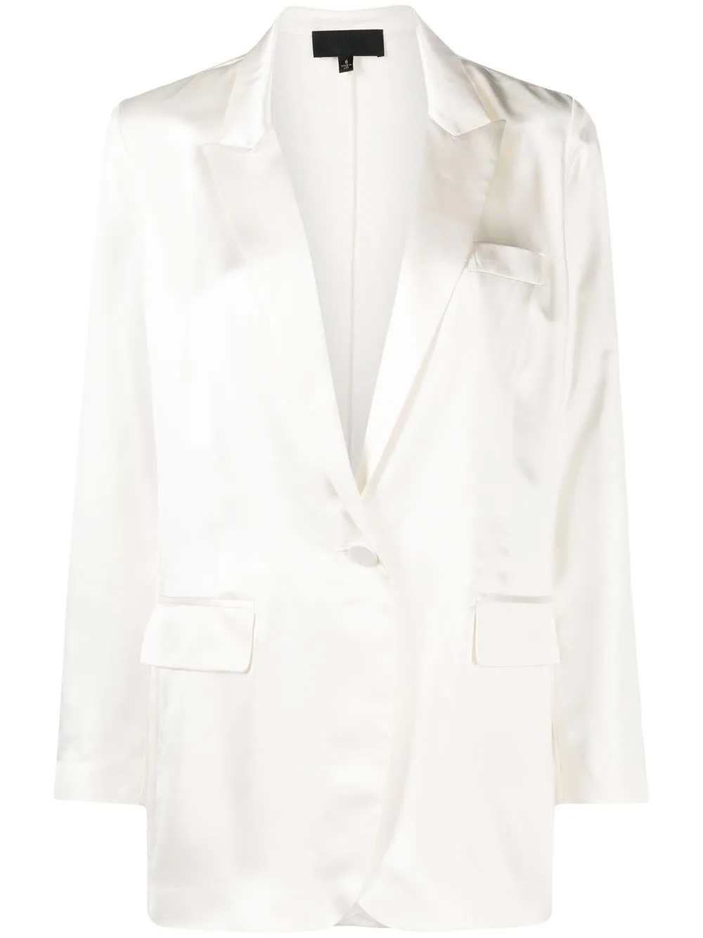 Nili Lotan Plain Silk Blazer - Farfetch