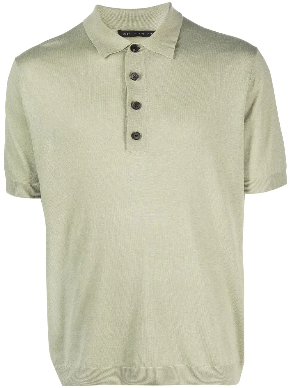 

Low Brand classic one-tone polo shirt - Green