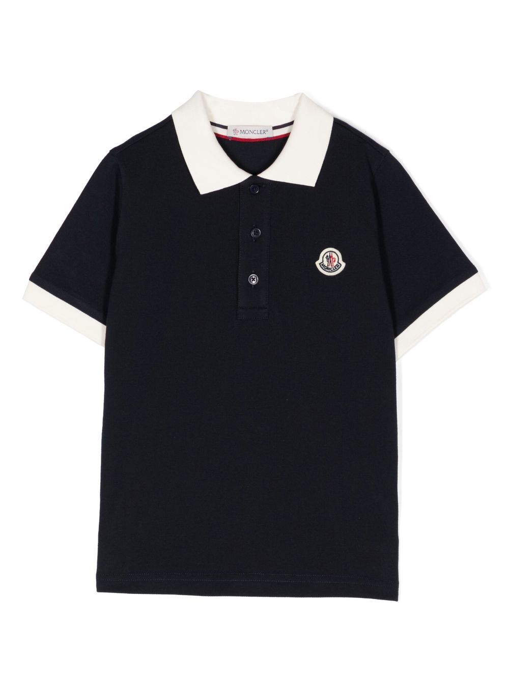 Moncler Enfant logo-patch Polo Shirt - Farfetch