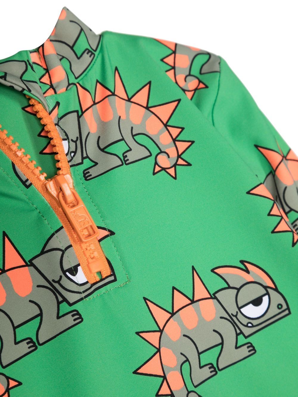 Stella McCartney Kids T-shirt met stripprint - Groen