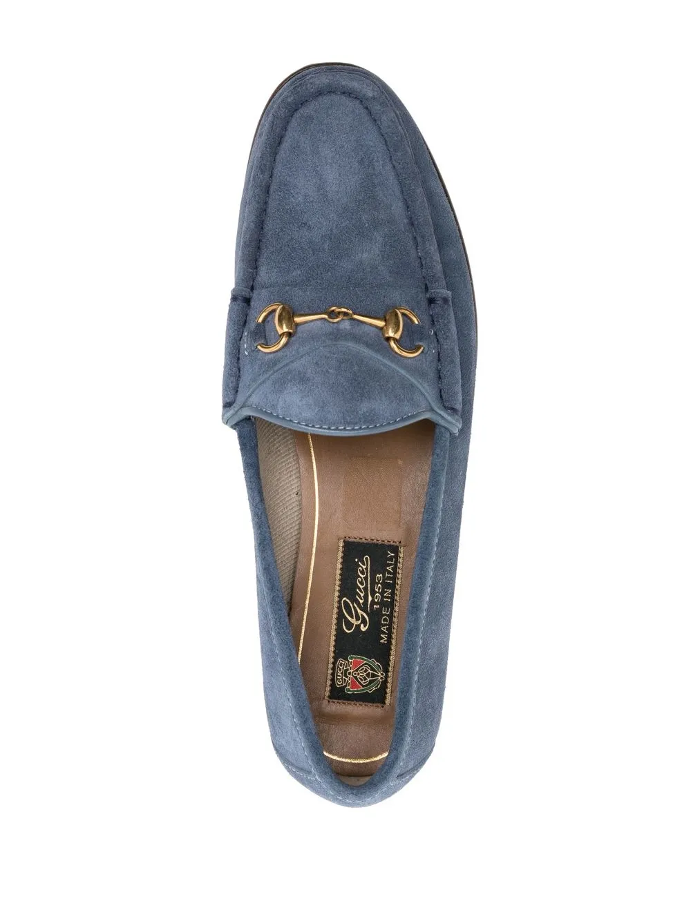 Gucci gold-tone-hardware Loafers | Blue | FARFETCH