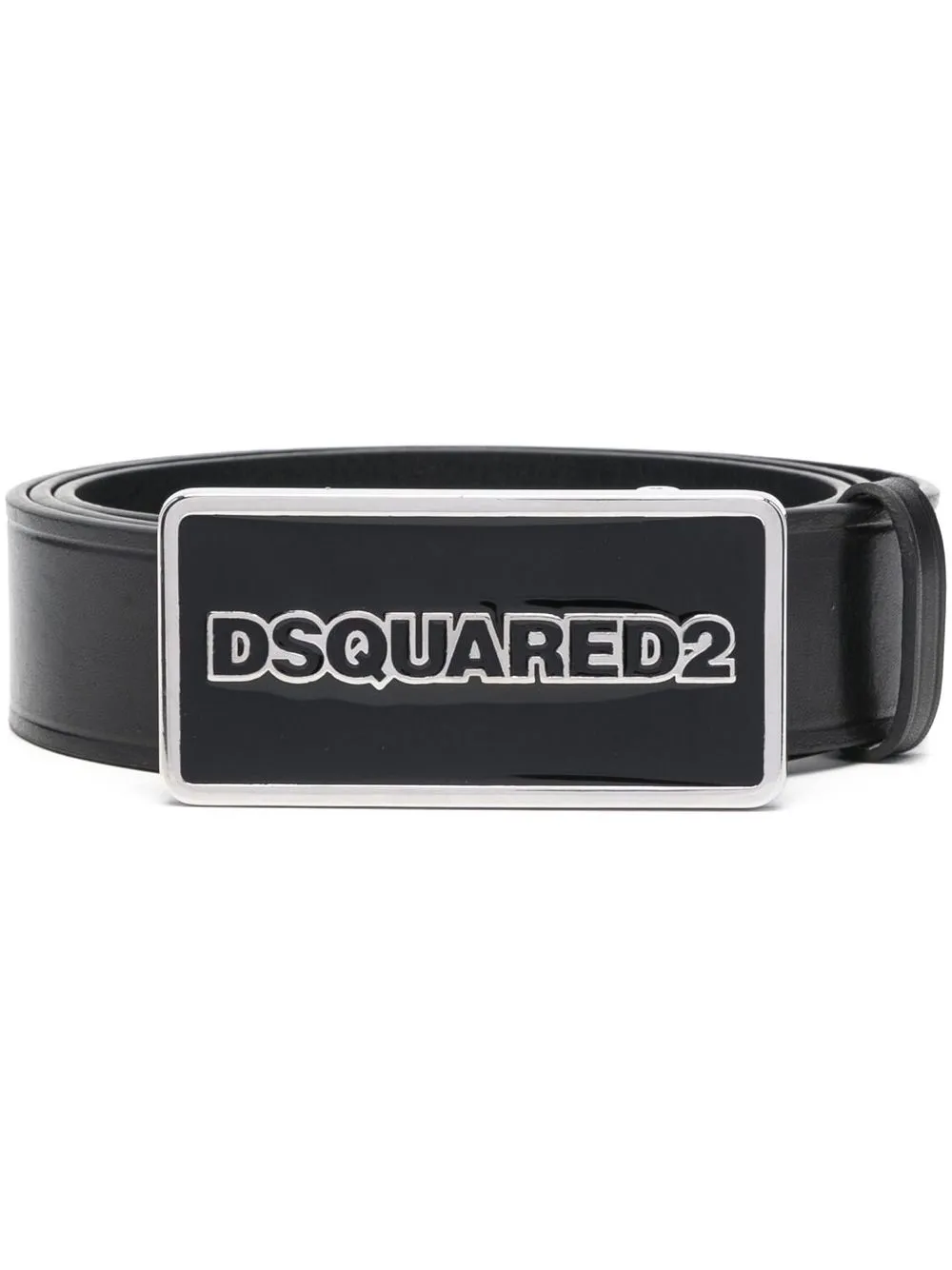 Dsquared2 ディースクエアード ロゴバックル レザーベルト - Farfetch