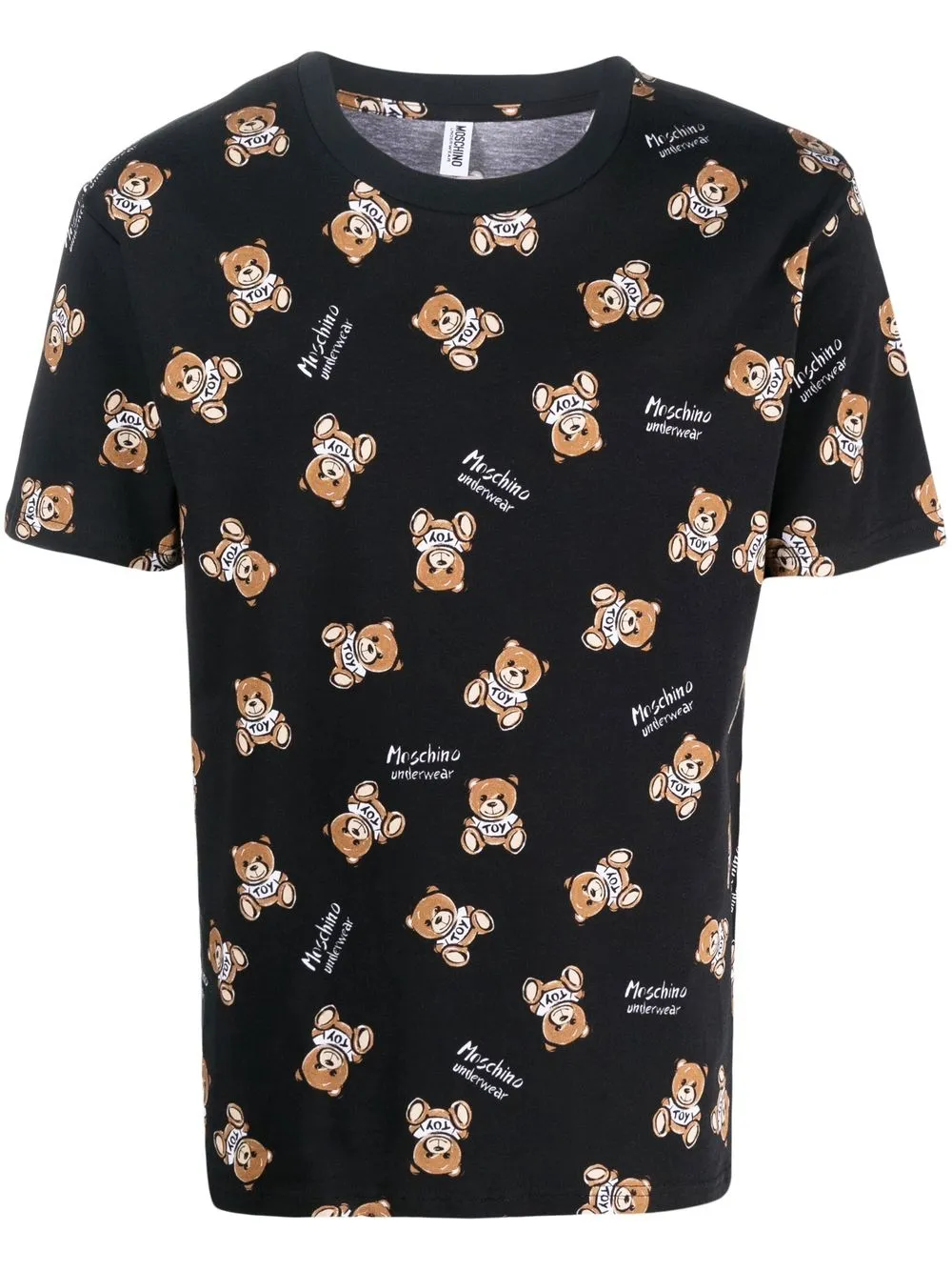 

Moschino Teddy Bear motif T-shirt - Black