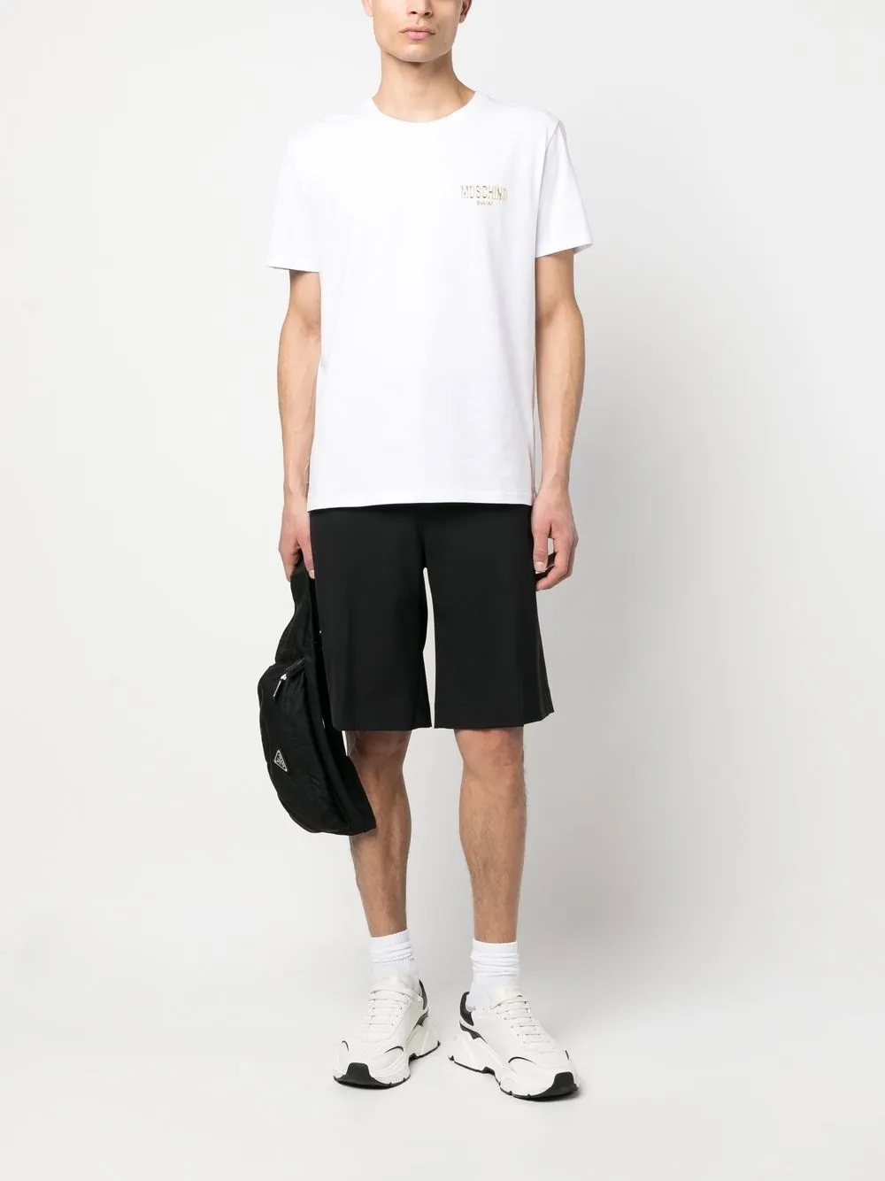 Moschino T-shirt met ronde hals - Wit