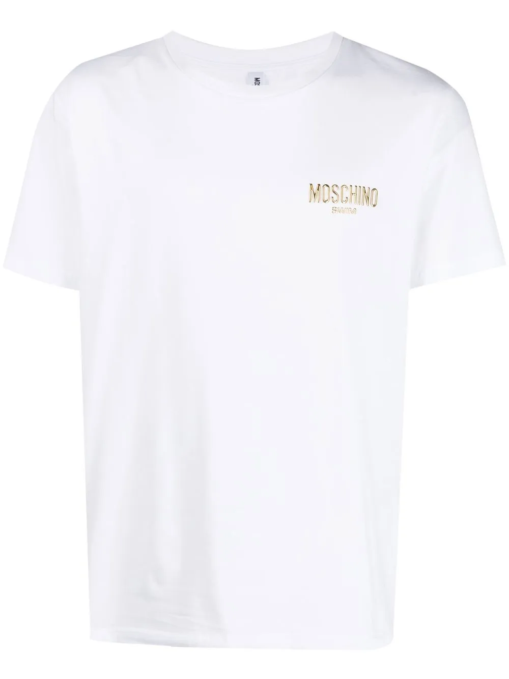 

Moschino logo-motif crew neck T-shirt - White