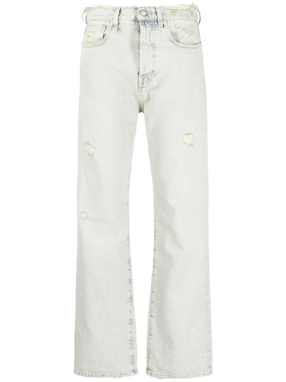 

R13 Izzy Drop distressed jeans - Blue