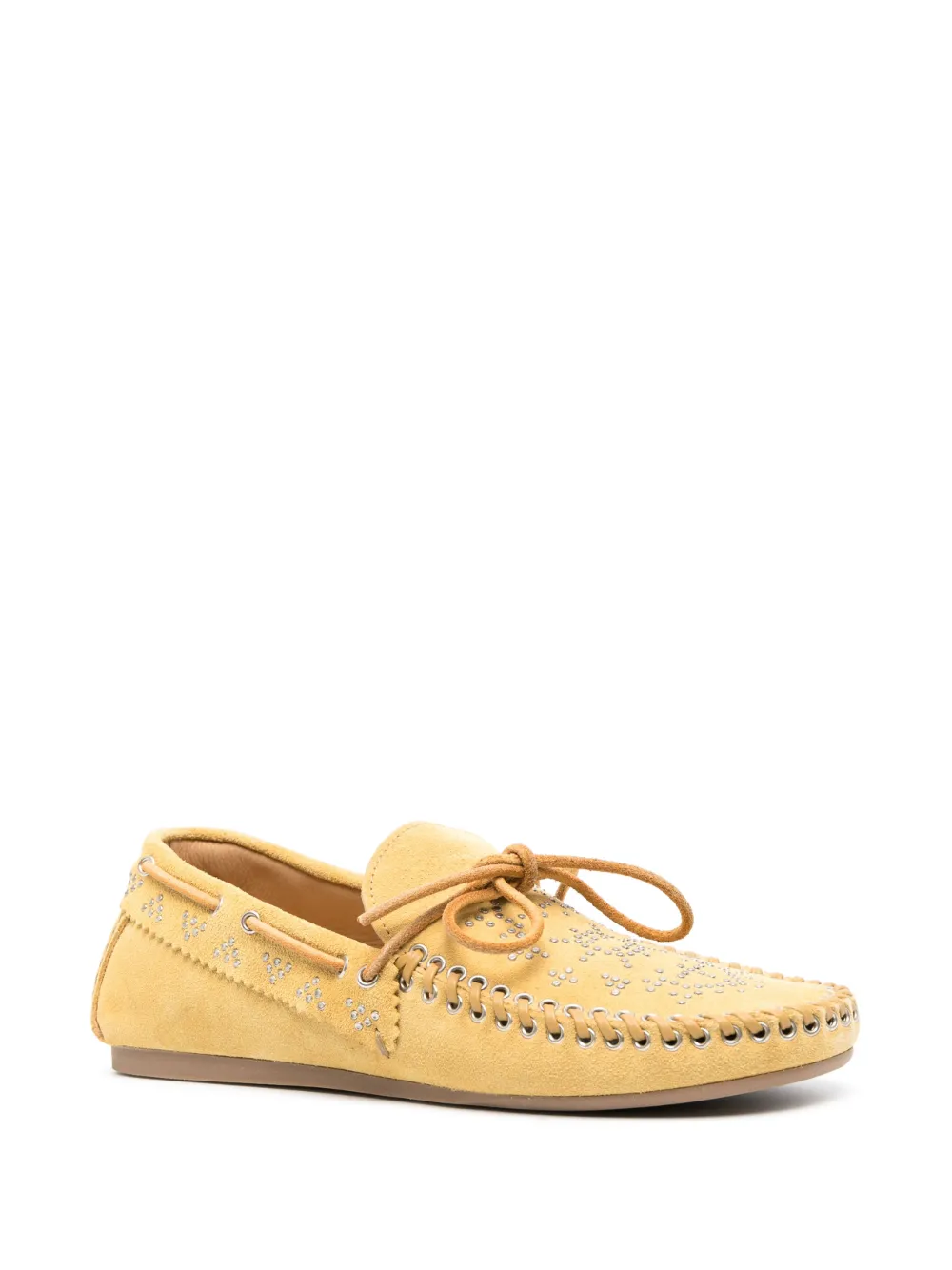 ISABEL MARANT Loafers verfraaid met studs - Geel