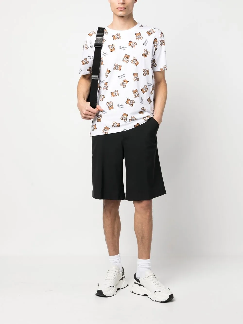 Moschino T-shirt met print - Wit