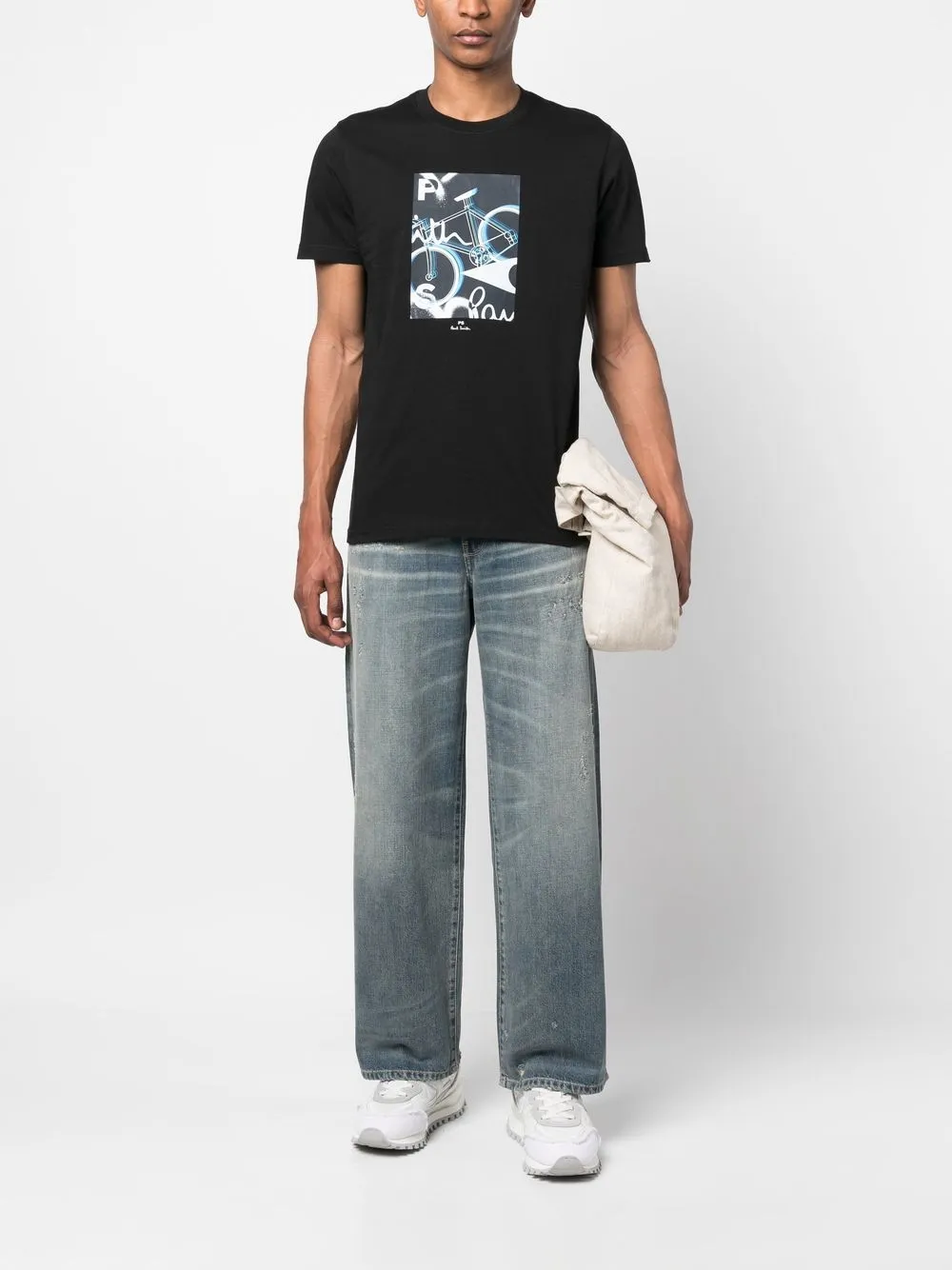 PS Paul Smith T-shirt met print - Zwart