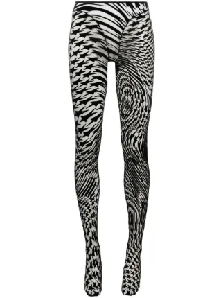 Zebra print tights cheap