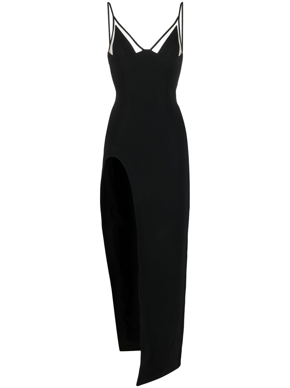 David Koma slit-detail Column Gown - Farfetch