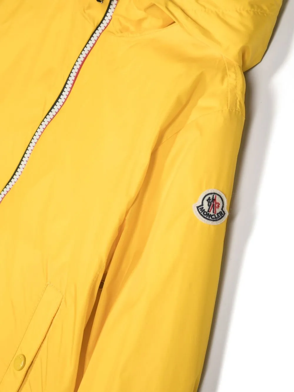 Moncler Enfant logo-patch Sleeve Hooded Jacket - Farfetch
