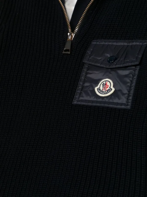 Moncler Enfant ニットワンピース | ブルー | FARFETCH JP
