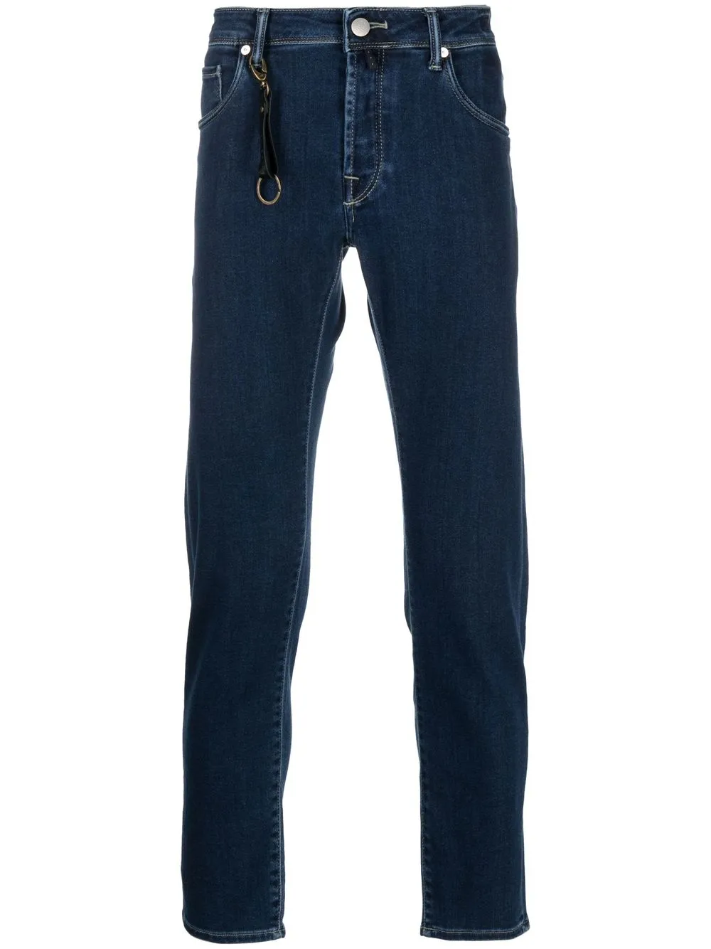 

Incotex mid-rise tapered jeans - 001 BLUE