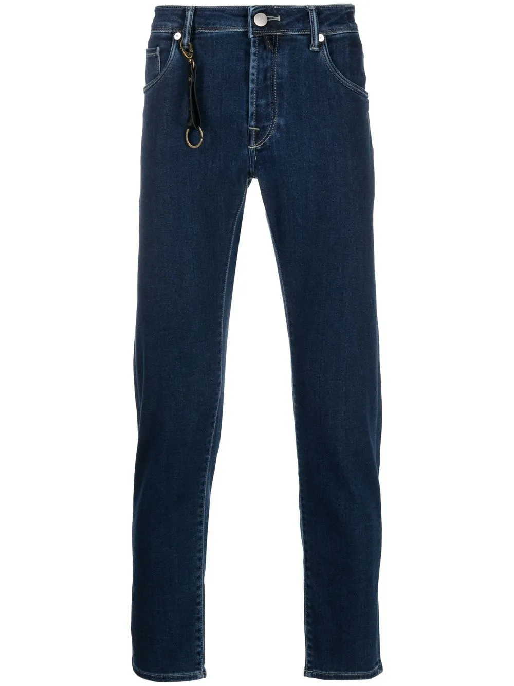 

Incotex mid-rise tapered jeans - 001 BLUE