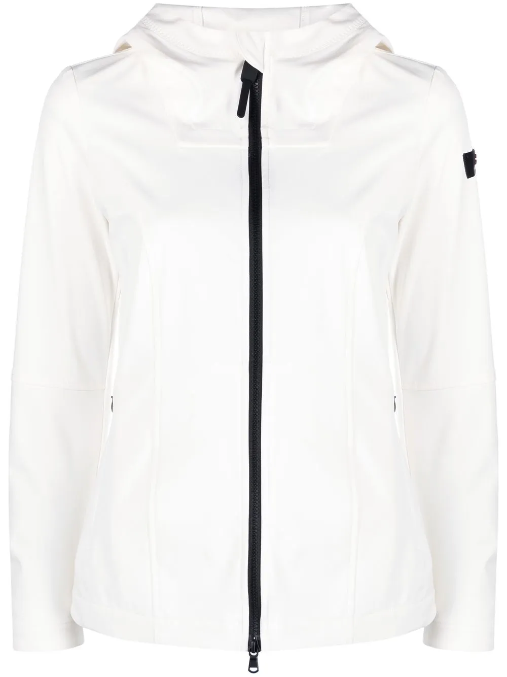 

Peuterey logo-patch hooded jacket - White