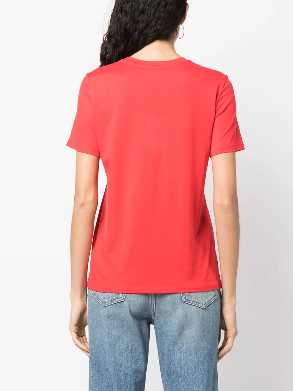 Theory crewneck Cotton Tshirt Farfetch