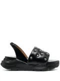 Toga Pulla stud-embellished slingback sandals - Black