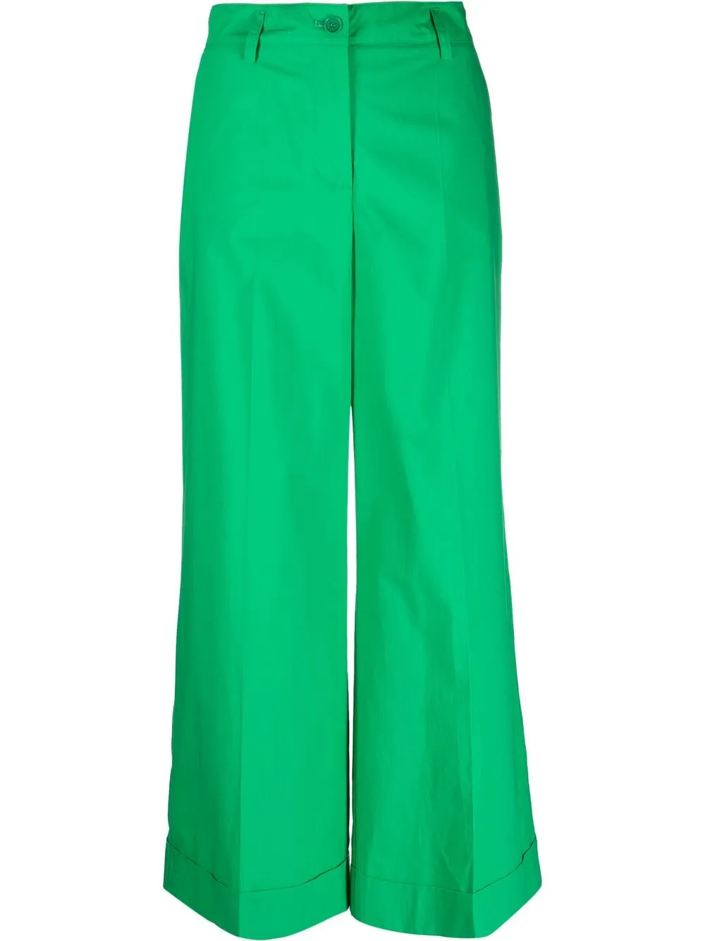 

P.A.R.O.S.H. pantalones anchos con bolsillos - Verde