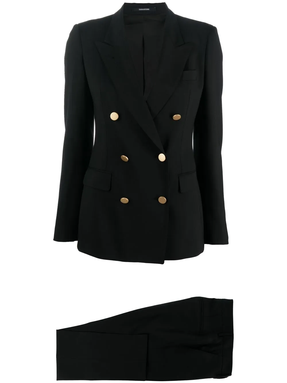 

Tagliatore double-breasted tailored suit - Black