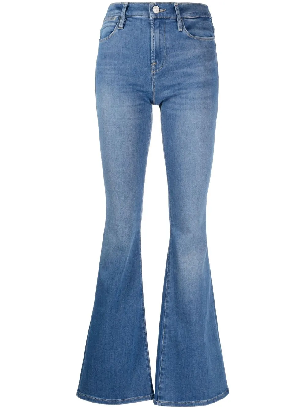 

FRAME mid-rise flared jeans - Blue