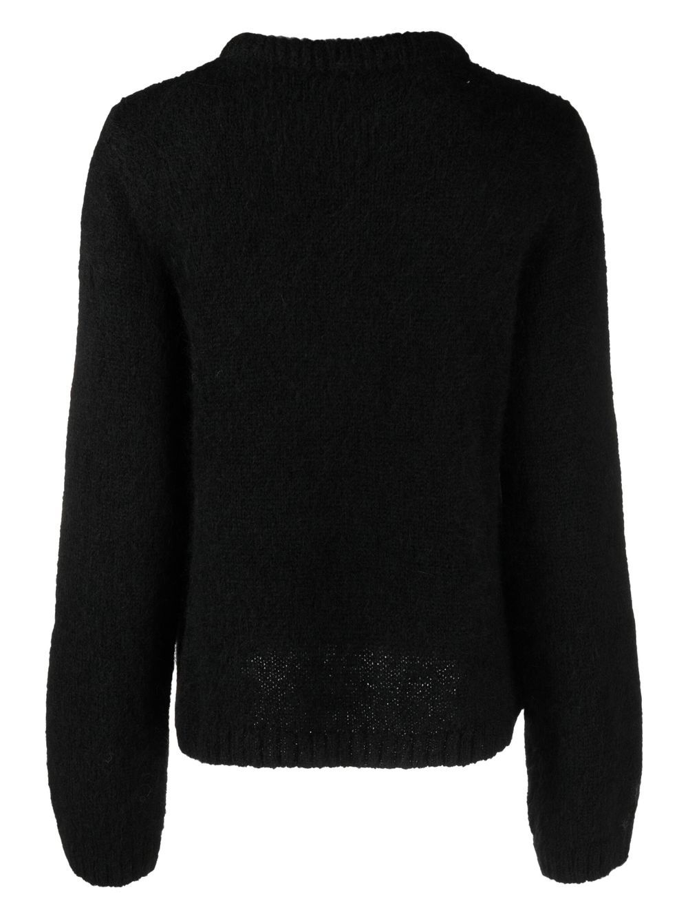 AMI AMALIA Sweater met ronde hals - Zwart