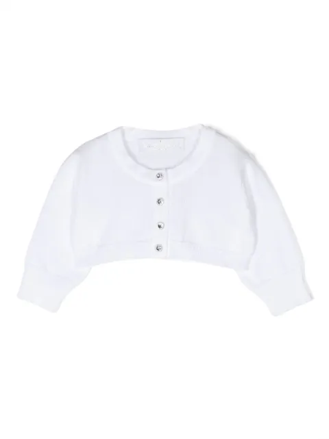 Colorichiari Cardigan com aplicação de cristais