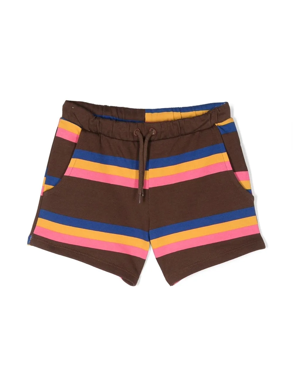 

Mini Rodini shorts con motivo de rayas - Marrón