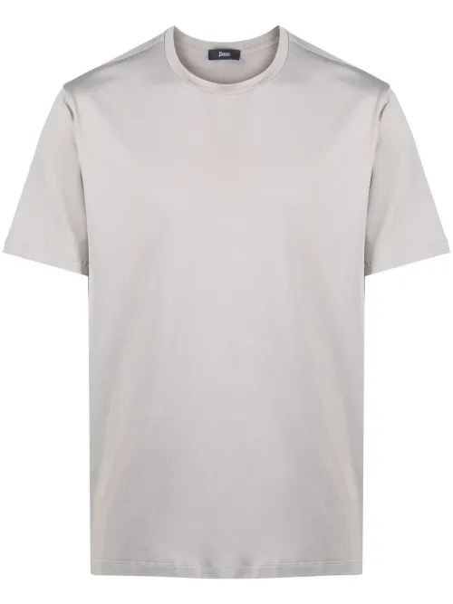T-shirt en coton à manches courtes - Herno - Modalova