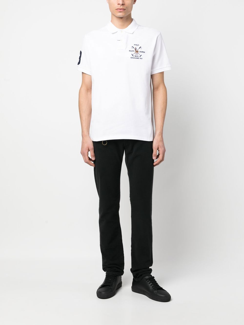 Polo Ralph Lauren Poloshirt met geborduurd logo - Wit