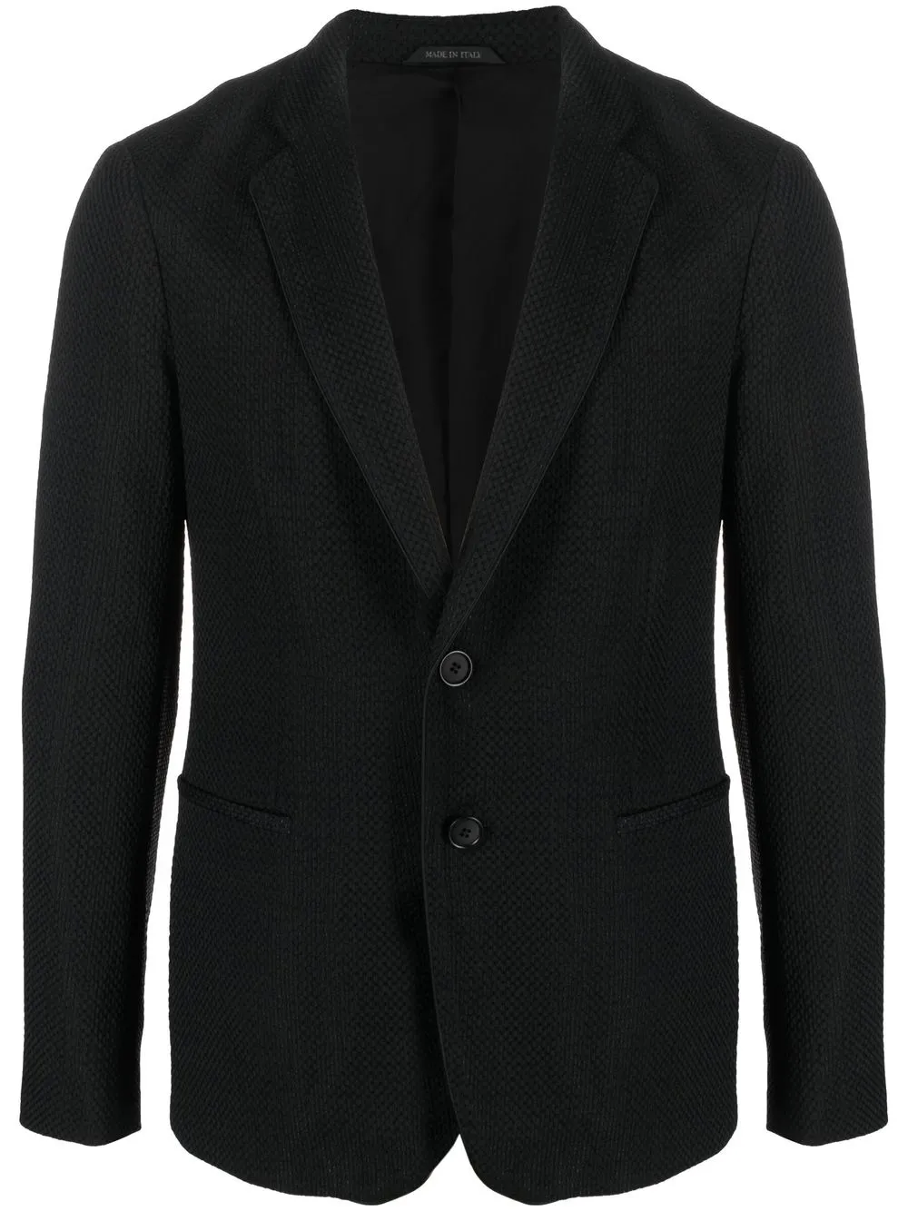 

Giorgio Armani single-breasted tailored blazer - Negro