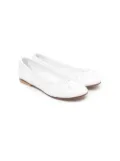 MONTELPARE TRADITION bow-detail ballerina shoes - White