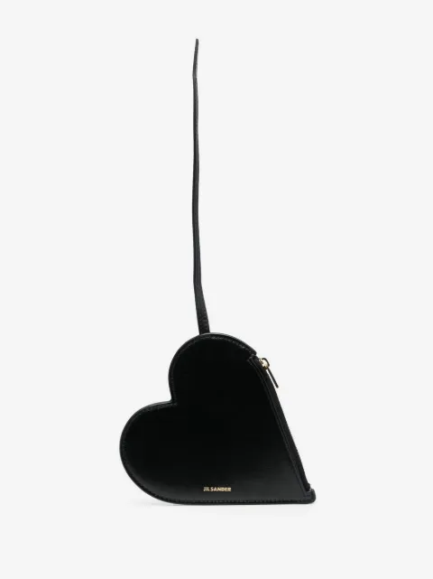Jil Sander logo-stamp clutch bag