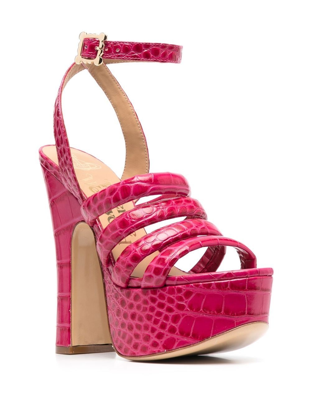 Shop Vivienne Westwood Britney Open-toe Platform Sandals In Pink