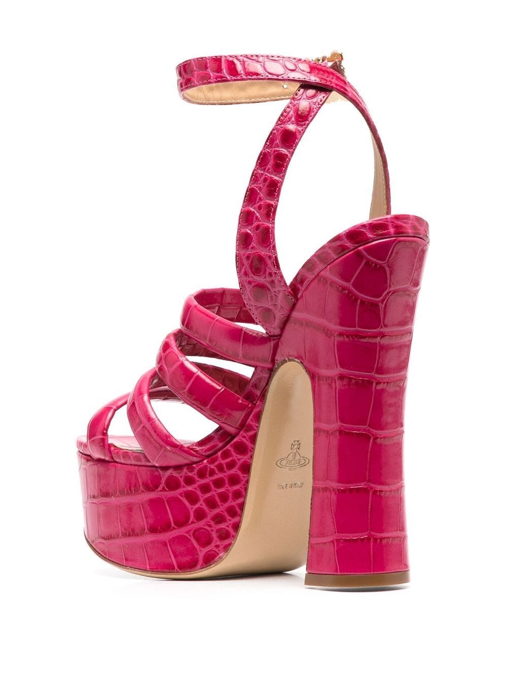 Shop Vivienne Westwood Britney Open-toe Platform Sandals In Pink