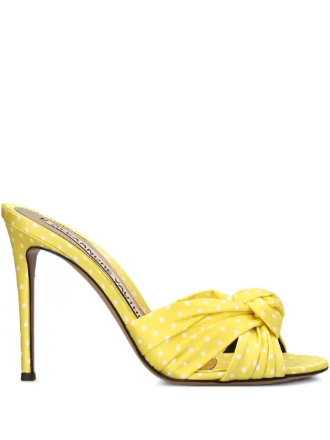 Alexandre Vauthier sandalias con motivo de lunares y tacón de 105mm
