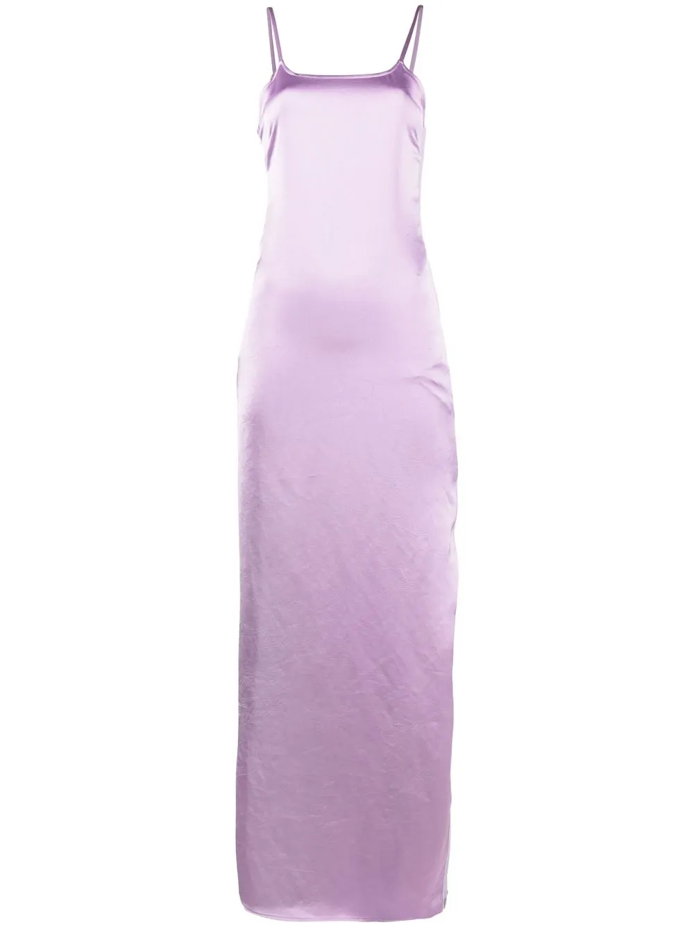 

JW Anderson crease-effect ankle-length dress - Purple