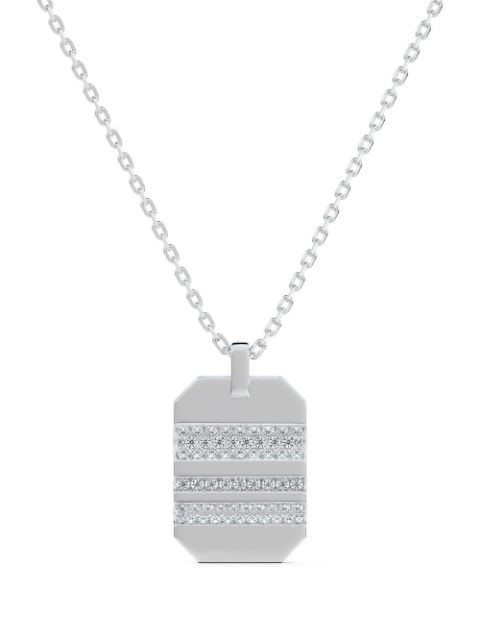 De Beers Jewellers 18kt white gold RVL diamond pendant necklace