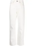 Moncler high-waisted flared jeans - White