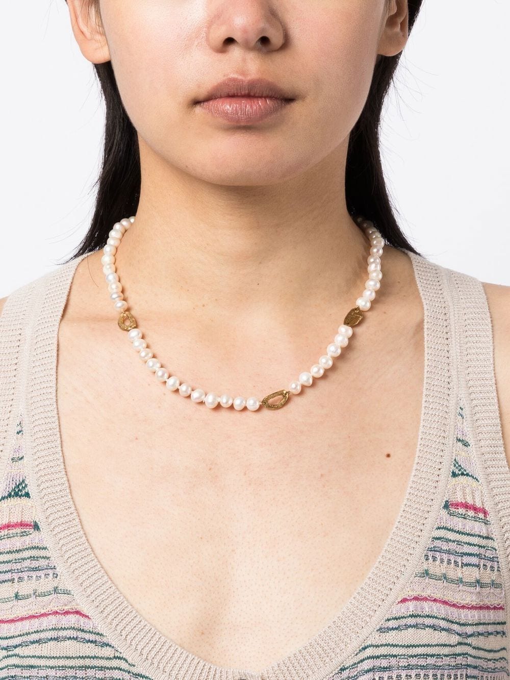 Shop Loveness Lee Lonia Pearl Necklace In White