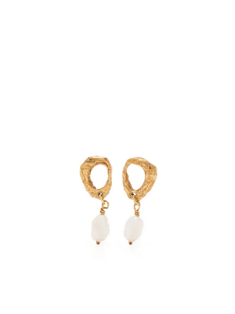 LOVENESS LEE Dio Aurum pearl-embellished drop earrings