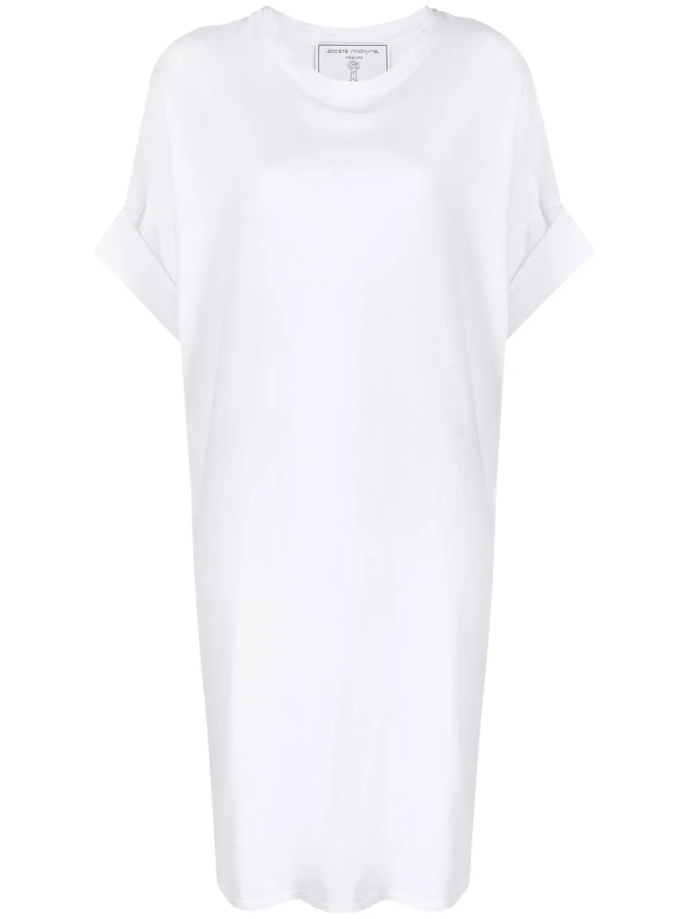 

Société Anonyme vestido corto con cuello redondo - Blanco