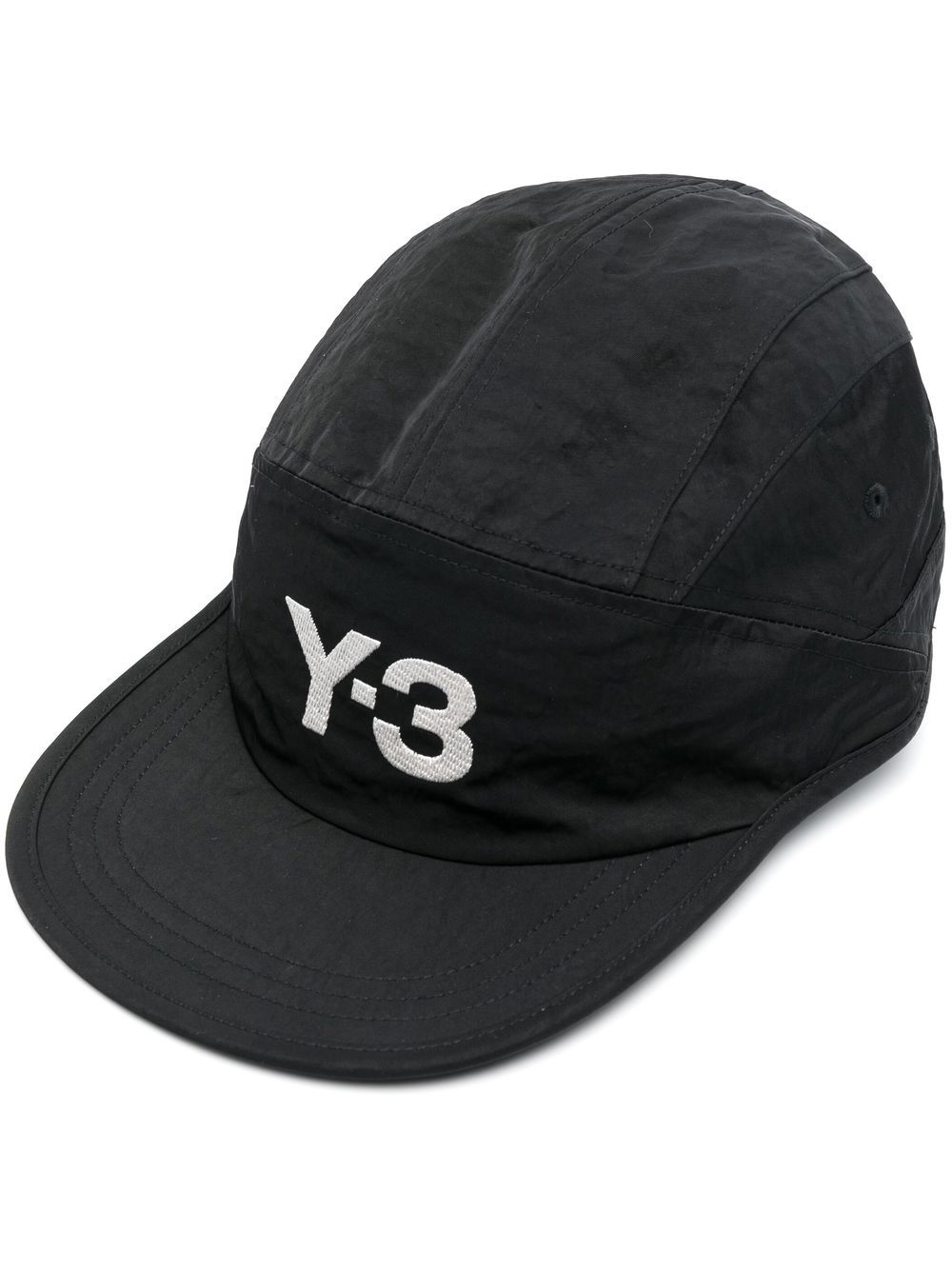 Y-3 Logo-embroidered Drawstring Cap In Black