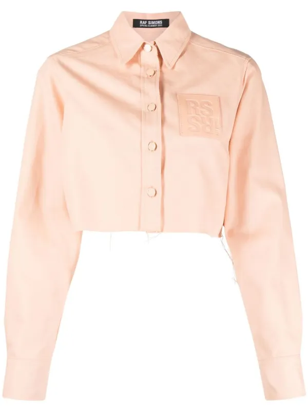 Raf Simons クロップド ジャケット | ピンク | FARFETCH JP