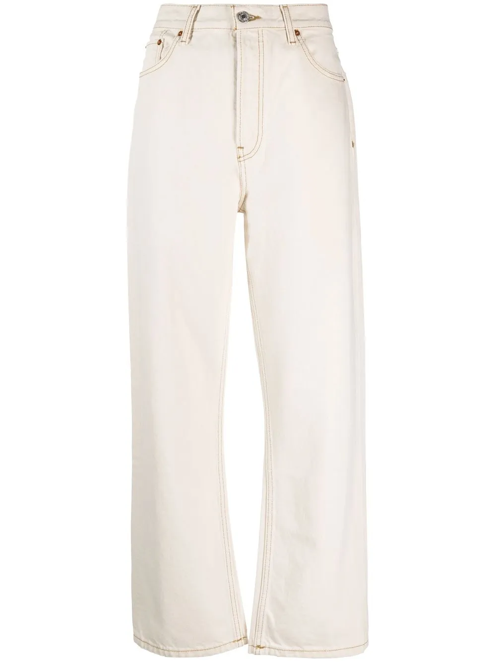 

RE/DONE wide-leg denim trousers - Neutro