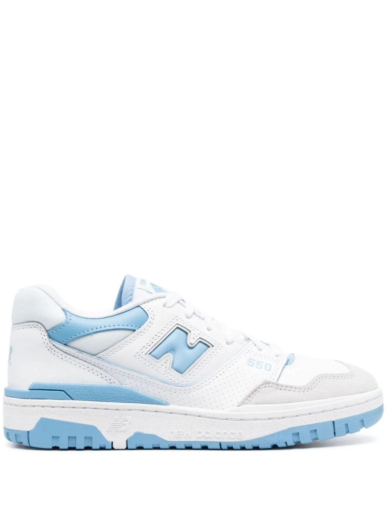 New Balance 550 "White/Baby Blue" sneakers white MODES